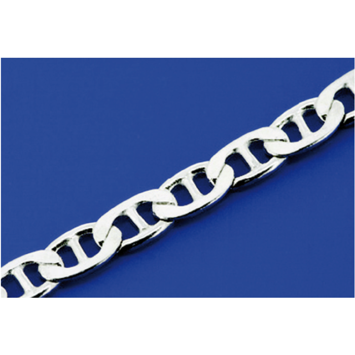 Panzerstegketten mit Karabiner (ø2.3 mm) / 925 Silber