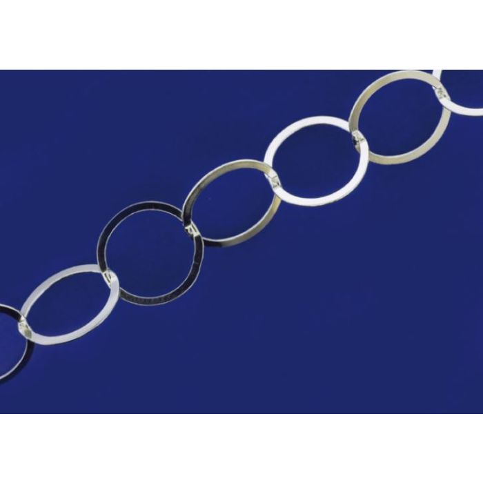 Ösenketten mit Karabiner (ø 10 mm) / 925 Silber