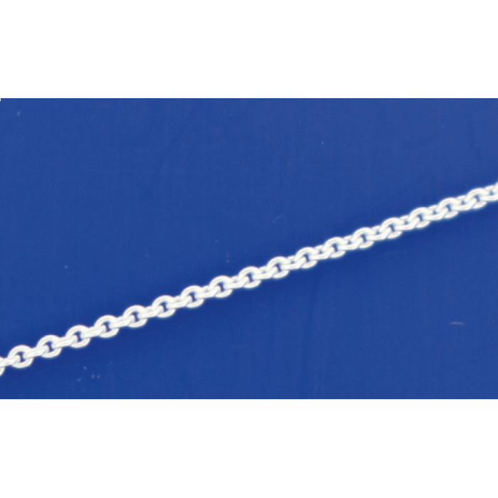 Ankerketten rund mit Federring (ø0.5mm) / 925 Silber